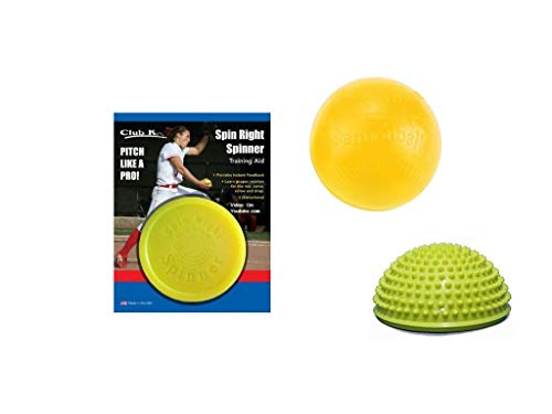 CANNONBALL + Spin Right Spinner + Power Insider Bat POD Fastpitch Softball Pitching Training Aids Equipment Gear