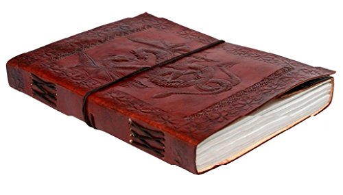 Phoenix Craft Leather Journal 9X7 celtic double Bound Handmade Diary Gift Book Sketchbook Christmas gifts