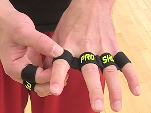 Buckeye Nation Sales PRO Shot Basketball Training Equipment Aid ~ Finger Spacer Sleeve Dribbling Shooting Aid ~ Made in USA