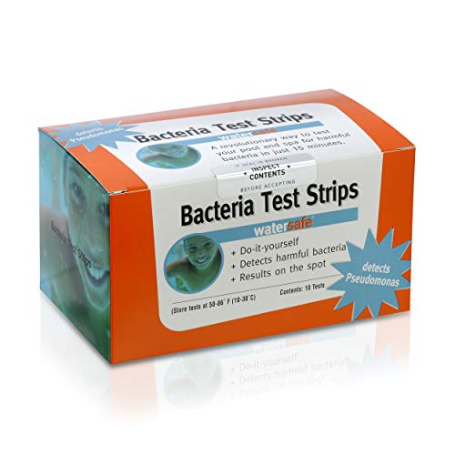 Watersafe Rapid Coliform Bacteria Test Kit |10-Pack - Great Deal| - for Pool Water and Spa Water - Easy Test Strips Detect Coliform and Non-Coliform Bacteria Including E.Coli, Salmonella, and More.