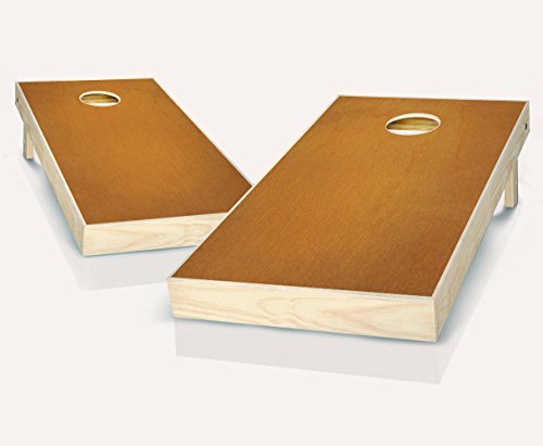 Maple Stained Custom Cornhole Boards Regulation Size Game Set Baggo Bean Bag Toss + 8 ACA Regulation Bags