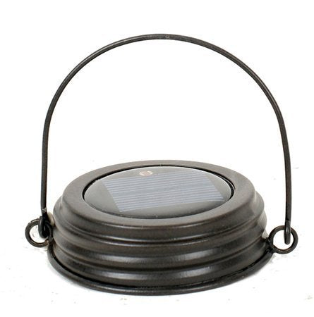 Buckeye Nation Sales 2 X Hanging Solar Lid Light (Rustic Brown)