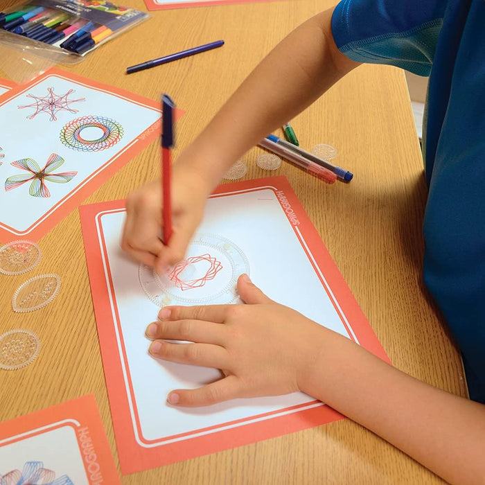 Spirograph Retro Deluxe Set – Arts and Crafts, Kids Toys, Art Supplies, Craft Supplies, Drawing Kit, Spiral Art, Reproduction of Classic Gear Design Kit, Pens, Design Sheet Included, Ages 8+