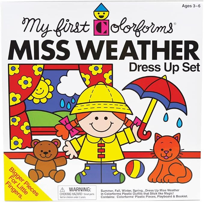 My First Colorforms Miss Weather Set