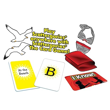 Winning Moves Scattergories The Card Game, Fast-Paced Play at Once Card Game of Categories, for 2 or More Players, Ages 8+