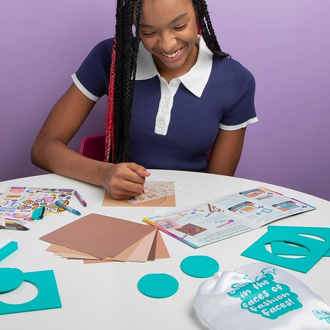 PlayMonster Fashion Faces Arts & Crafts for Ages 6 to 11