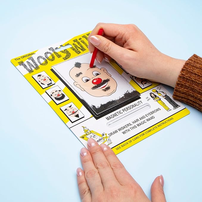 Original Wooly Willy, Magnetic Personalities – Drawing Kit, Arts and Crafts, Fidget Toys for Kids, Draw on Wooly’s Face, Portable, Easy to Use, Zero Mess Drawing, Screen-Free Toys, Ages 3+