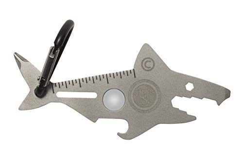 UST Stainless-Steel Tool A Long Multi-Tool Carabiner, Shark Silver, One Size