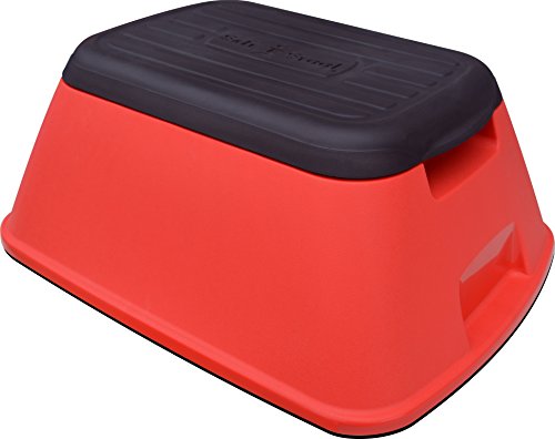 Safe-T-Stool the Safest, Most Versatile Stool in America (Matte Red)