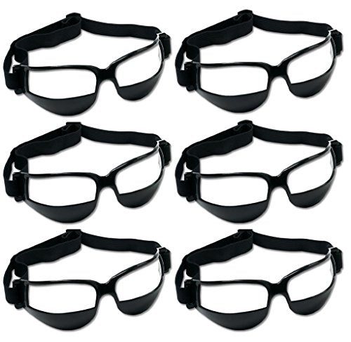 Unique Sports 6 Pack Dribble Specs Basketball Training Aid, Black, One Size Fits All