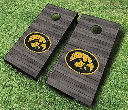 Creighton Striped Cornhole Boards –